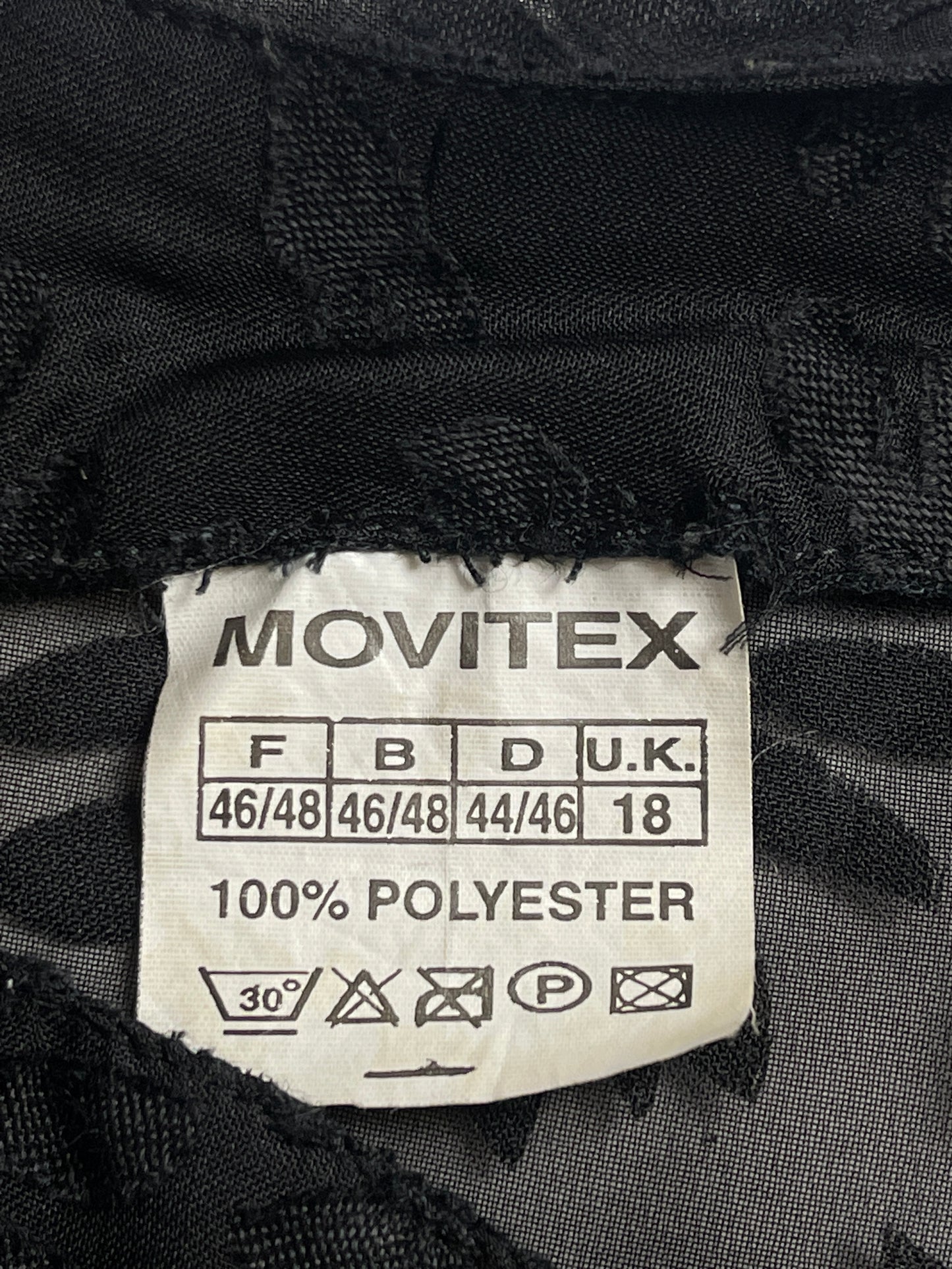 Chemise brodé y2k transparente noir motif vintage