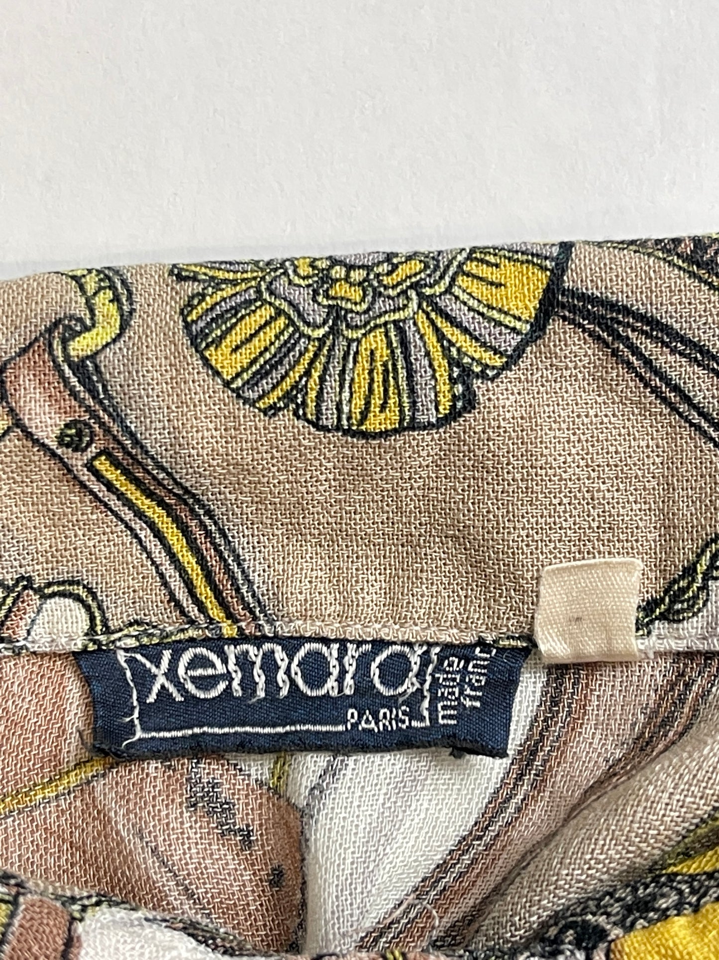 Chemisier y2k motif vintage